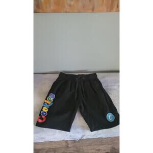 Cookies Logo Shorts Men’s Small Black Colorful Lettering Streetwear
